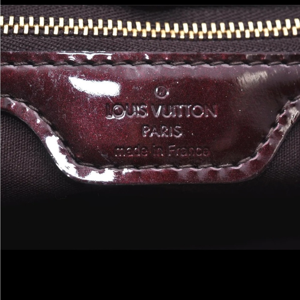 ✨ LOUIS VUITTON ✨ Authentic Monogram Vernis Wilshire PM Handbag Amarante Purple - Picture 10 of 16